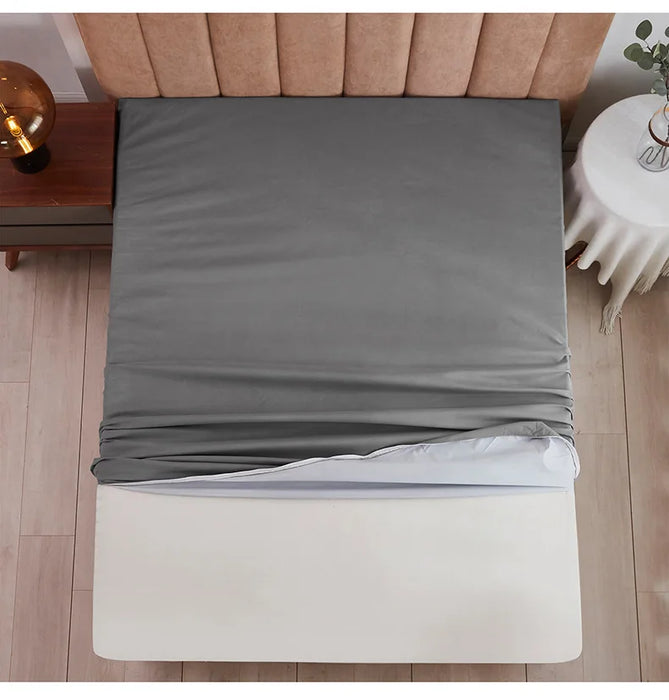 Waterproof Ultimate Fully Enclosed Zippered Mattress Cover for Double Bed, Twin, Full, Queen, King Size - Dust-proof Fitted Shee