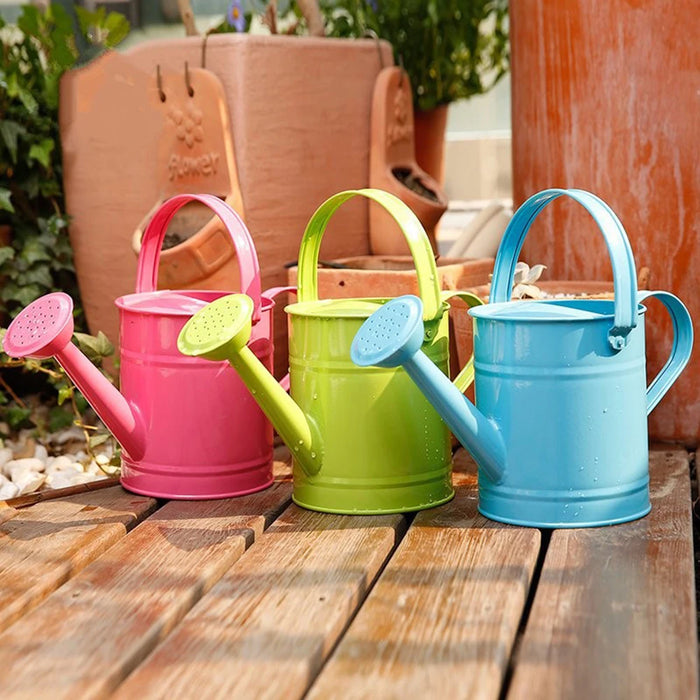 1.5L Iron Watering Can  Bonsai Plant Shower Tool Gardening Water Pot Sprinkled Kettle Garden Irrigation Spray Bottle