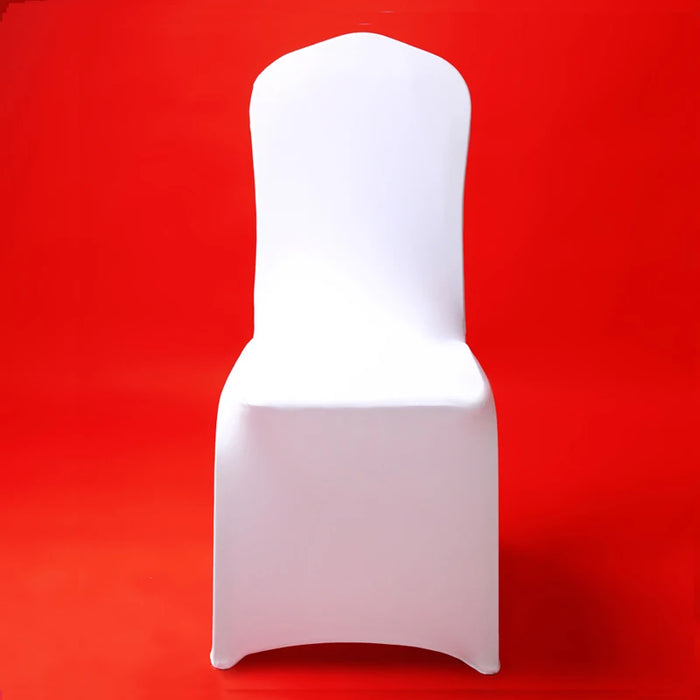 50/100pcs White Chair Covers Wedding Party Spandex Chair Slipcover