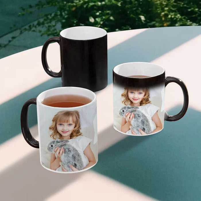 36pcs 11OZ Wholesale Blank Sublimation Magic Mug Hot Water Color Changing Mug Ceramic Cups as DIY Christmas Gift