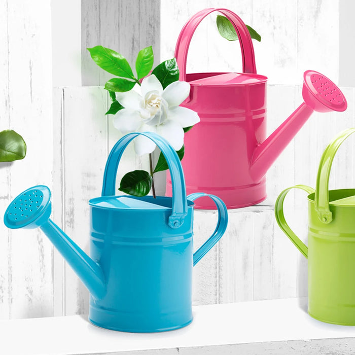 1.5L Iron Watering Can  Bonsai Plant Shower Tool Gardening Water Pot Sprinkled Kettle Garden Irrigation Spray Bottle