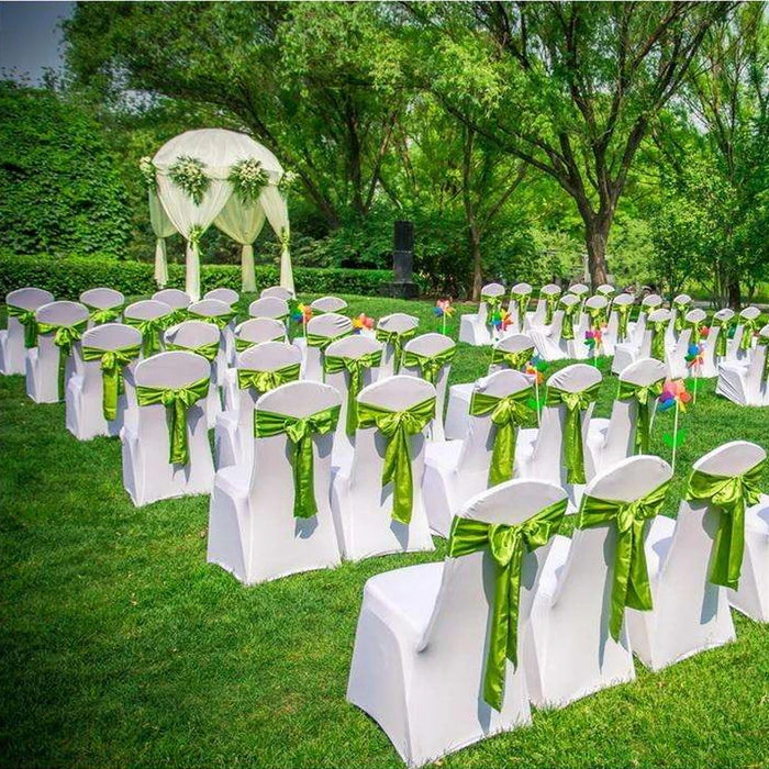 50/100pcs White Chair Covers Wedding Party Spandex Chair Slipcover