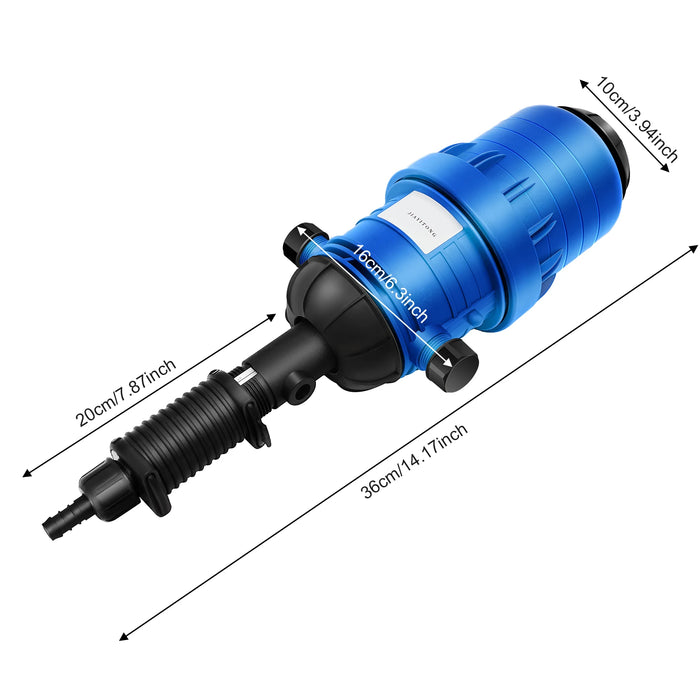 Adjustable Automatic Fertilizer Injector Water Powered Chemical Liquid Doser Dispenser Irrigation Injector Dosing Pump