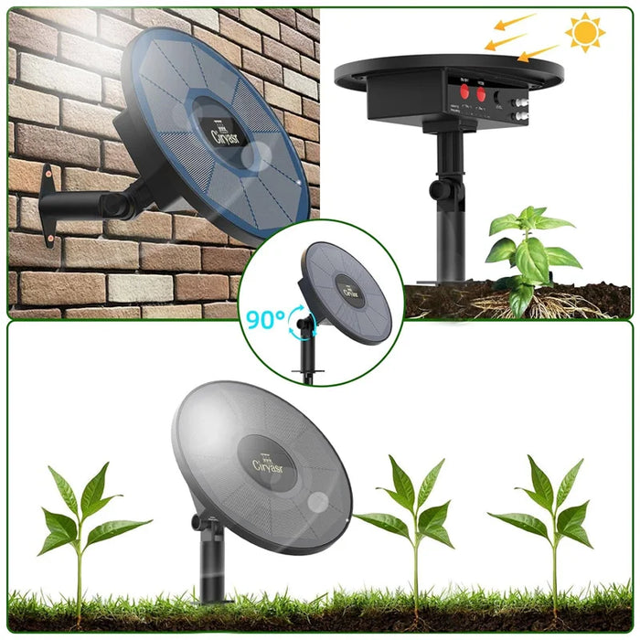 Solar Drip Irrigation System,Automatic Watering System with 2200mAh Battery and 6 Timer Modes for Potted Plants Drip Irrigation