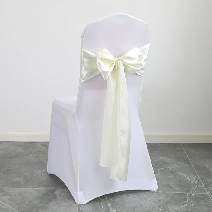 h these exquisite satin chair sashes in elegant sage green. Ideal for weddings, banquets, and parties, this pack of 10 luxurious