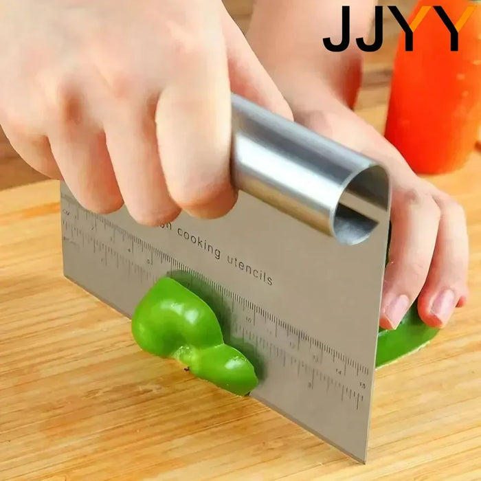 JJYY Multi-purpose Stainless Steel with Scale Cutting Knife Cake Scraper Nougat Dough Slicer Kitchen DIY Baking Decoration Tools