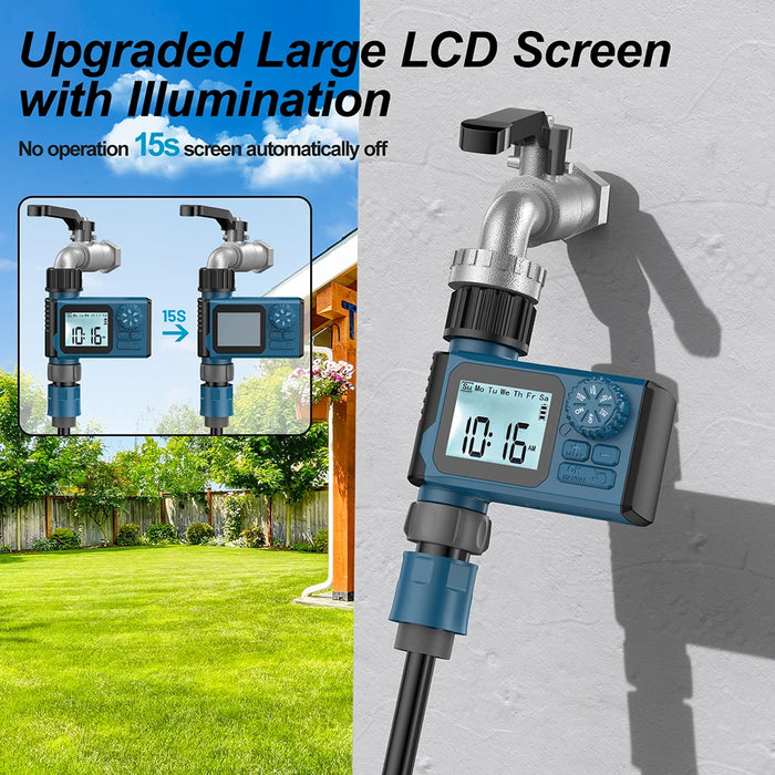 Automatic Sprinkler Timer Intelligent Irrigation Programmer Equipment Waterproof Digital Irrigation Timer for Lawns Yard