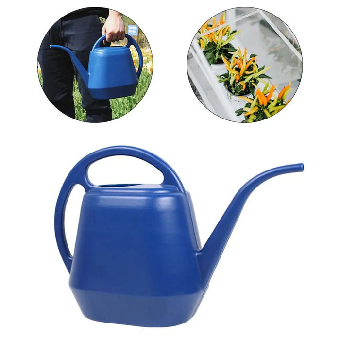 Lightweight Plastic Long Mouth Watering Can Sprinkler for Gardening House Plants Bonsai Planter - 4L Garden Tool Watering Pot