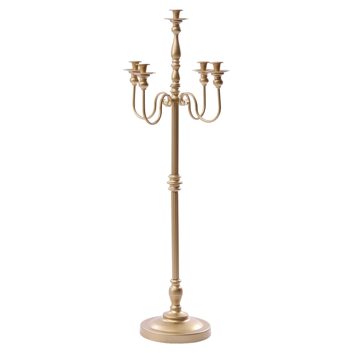 50inch Gold Pillar Candle Holder Candelabra Floral Centerpiece Stand Wedding Party Event Decoration