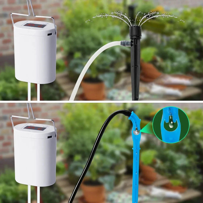 Automatic Watering Pump Flowers Plants Sprinkler Rechargeable Garden Drip Irrigation Device Intelligent Timer Watering Pump