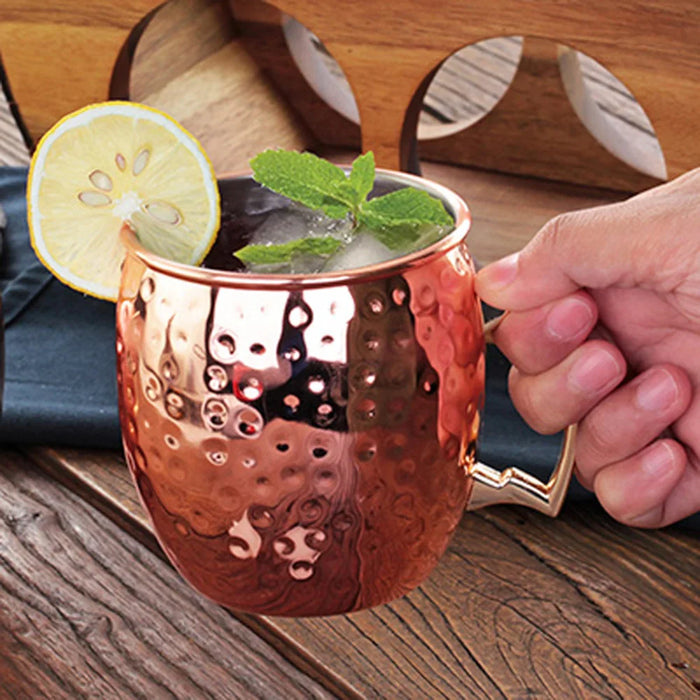 Moscow Mule Copper Mugs Metal Beer Cup Stainless Steel Copper Goblet Cocktai Wine Coffee Cup Champagne Party Bar Drinkware Tools