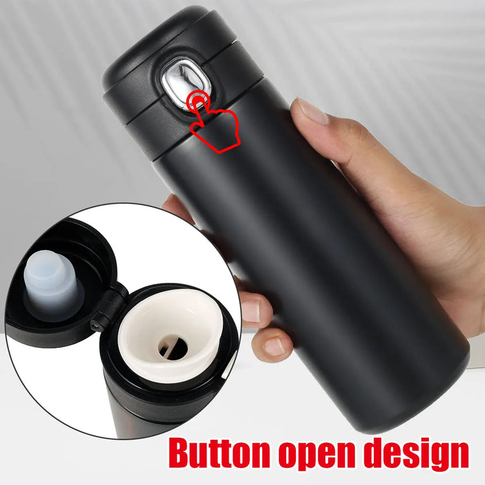 420ml Stainless Steel Thermos Double Wall Thermal Bottle Travel Mug Tea Coffee Vacuum Water Cup Thermocup Outdoor Drinking Cup