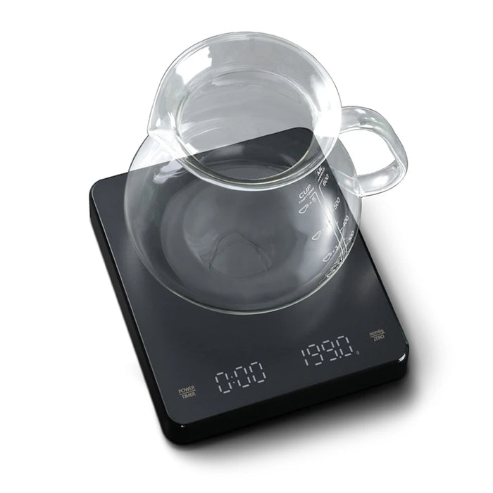 3kg/0.1g Portable Electronic Scales Drip Coffee High Precision Timing Home Kitchen Scales LED Display Tools