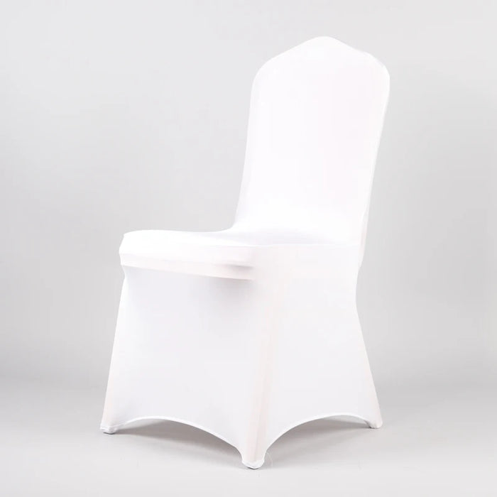 50/100pcs White Chair Covers for Wedding