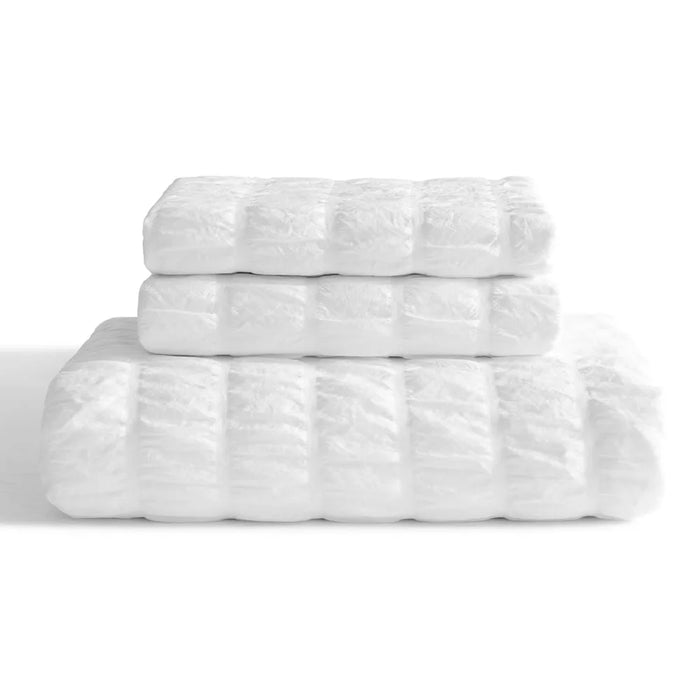 Ntbay 3/2-Piece Ultra Soft and Cozy Textured Seersucker Duvet Cover Set (Not Include Comforter and pillow)