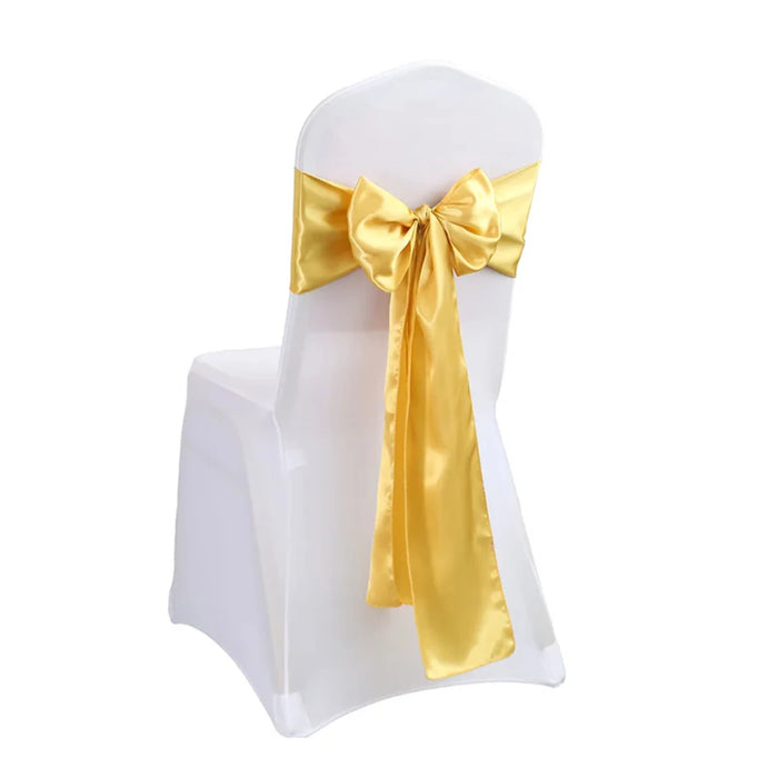 h these exquisite satin chair sashes in elegant sage green. Ideal for weddings, banquets, and parties, this pack of 10 luxurious