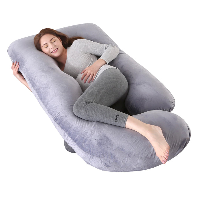 Pregnancy Pillows for Sleeping, U Shaped Full Body Maternity Pillow with Removable Cover - Support for Belly for Pregnant Women