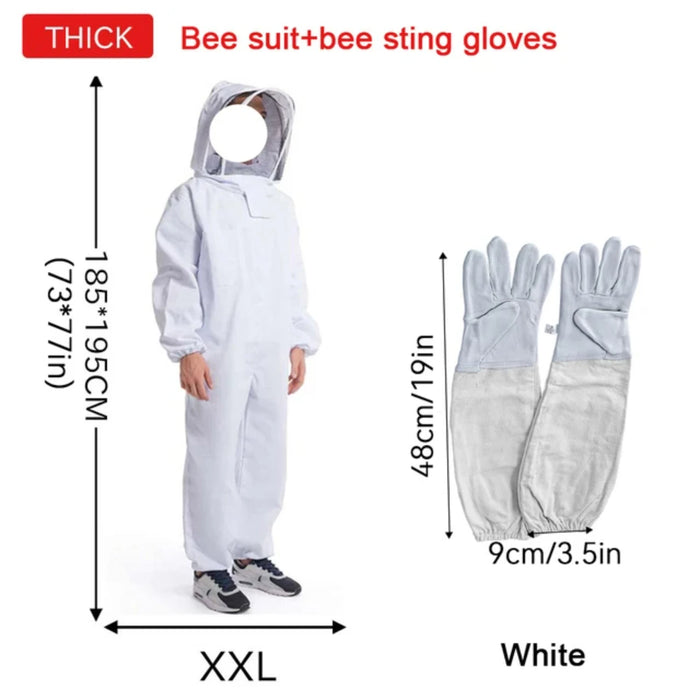 Full Body Professional Beekeeping Suit with Safty Veil for Unisex Children - High Quality Beekeepers Clothes for Ultimate Protec