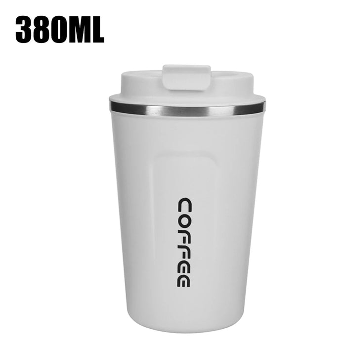 Leak_Proof Travel Thermo Cup Car Thermos Mug 380/510ML Thermo Cafe Coffee Mug for Tea Water Coffee Double Stainless Steel