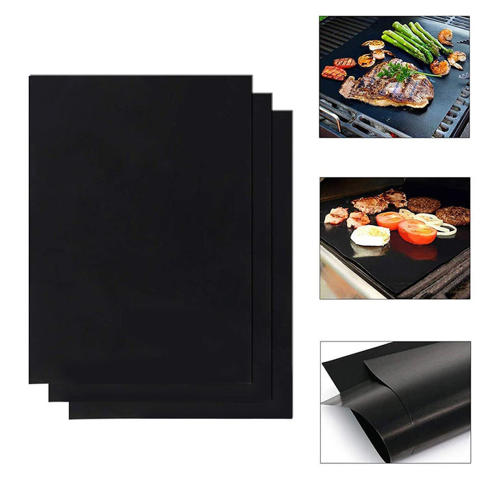 1-5PCS Non-stick BBQ Grill Mat Barbecue Outdoor Baking Mat Reusable BBQ Cooking Grilling Sheet for Party Grill Mat Kitchen Tool