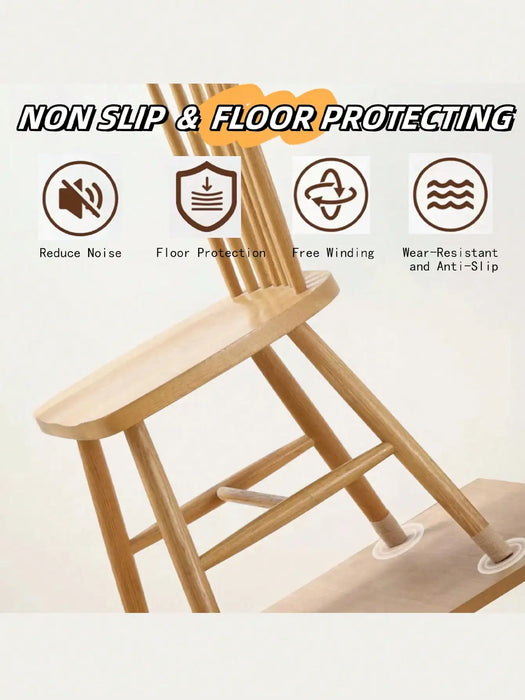 Chair/Table Leg , Anti-Slip Floor Protector Pad, Wear-Resistant Chair Leg Cover, Noise-Reducing Hardwood Floor Protection Pad, P