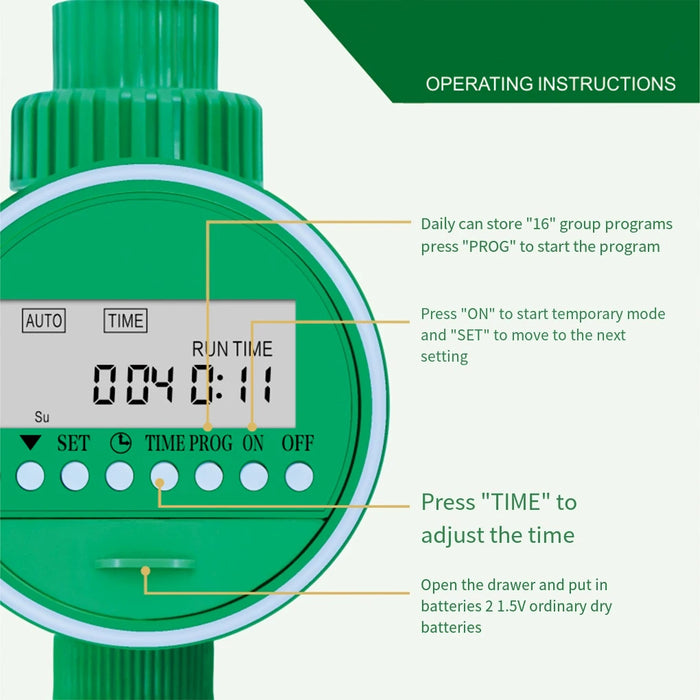 Watering Timer Tap Hose Sprinkler Garden Water Timer Digital Programmable Controller Automatic Outdoor Timing Irrigation System