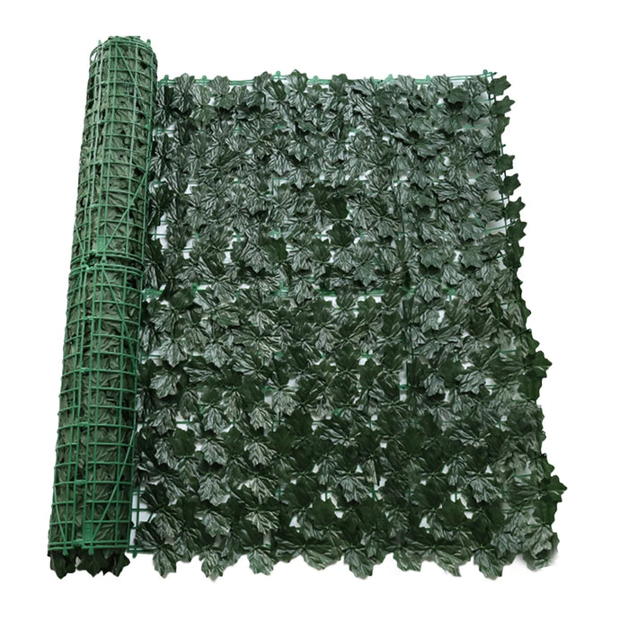 Artificial Privacy Fence Screen Faux Ivy Leaf Hedges Fence Panels Garden Decor