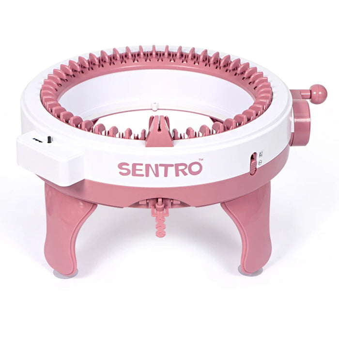 Sentro 48 Needles Smart Weaving Loom Knitting Machine Kit,With Row Counter,Round Knitting Machines Board Rotating Double Loom