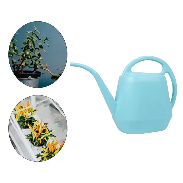 Lightweight Plastic Long Mouth Watering Can Sprinkler for Gardening House Plants Bonsai Planter - 4L Garden Tool Watering Pot