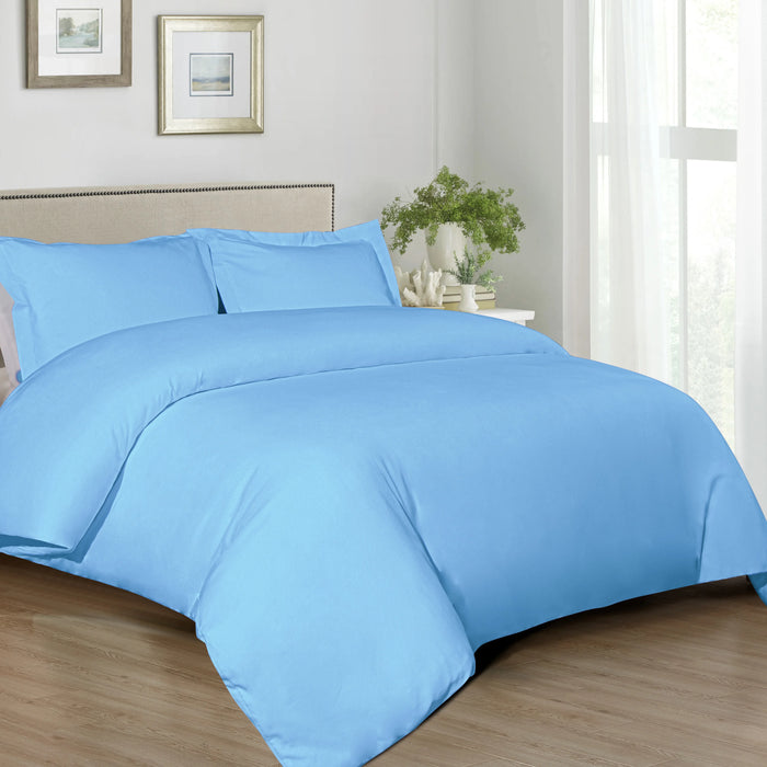 Ntbay 3-Piece Ultra Soft and Cozy Microfiber Duvet Cover Set (Not Include Comforter and pillow)