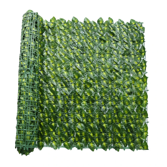 Artificial Privacy Fence Screen Faux Ivy Leaf Hedges Fence Panels Garden Decor