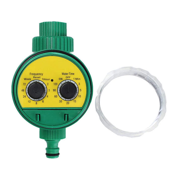 Irrigation Timer Set 3/4in Thread Garden Water Irrigation Controllers 15mm Hose Connector Battery Powered Gardening Supplies