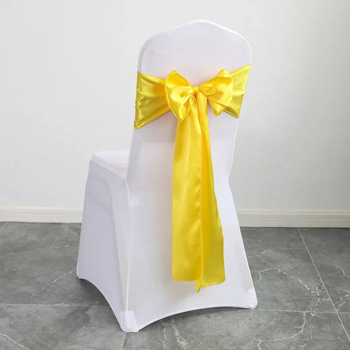 h these exquisite satin chair sashes in elegant sage green. Ideal for weddings, banquets, and parties, this pack of 10 luxurious