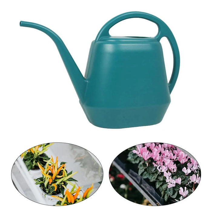 Lightweight Plastic Long Mouth Watering Can Sprinkler for Gardening House Plants Bonsai Planter - 4L Garden Tool Watering Pot