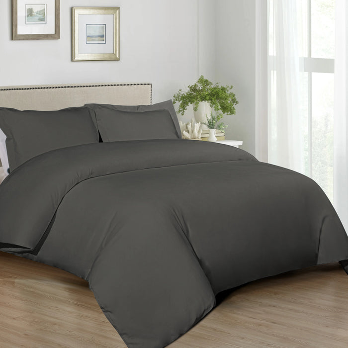 Ntbay 3-Piece Ultra Soft and Cozy Microfiber Duvet Cover Set (Not Include Comforter and pillow)