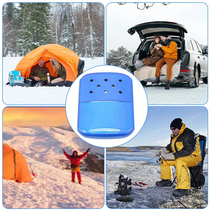 Liquid Fuel Hand Warmer Reusable Furnace Metal Alloy Winter Heater Portable Mini Warmer For Outdoor Hunting Camping Catalytic