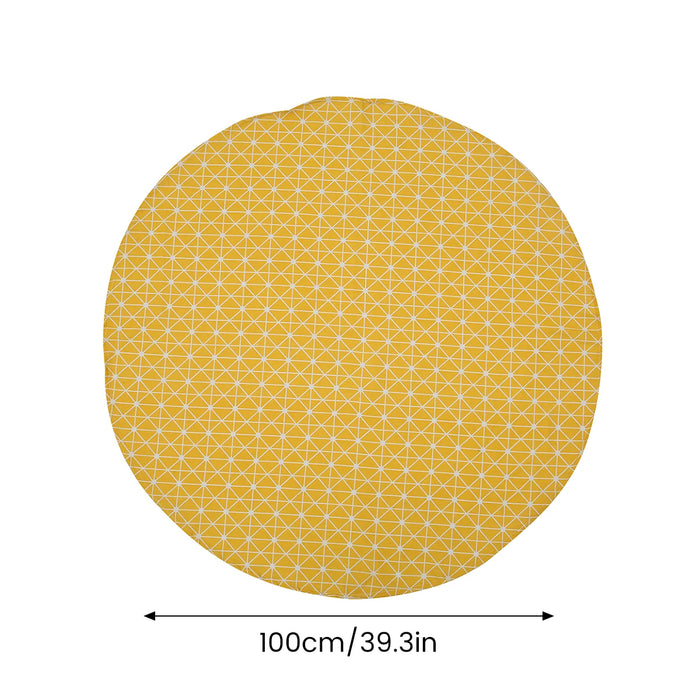 Round Tablecloth 47''/59''/39'' Washable Table Cloth Decorative Table Cover for Indoor and Outdoor Holiday Home Christmas