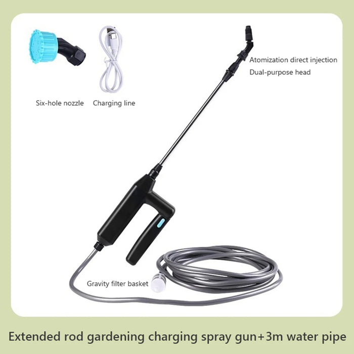 Electric Sprayer Gun Garden Automatic Atomization USB Plant Sprayer Bottle High Pressure Sprinkler Watering Garden Irrigation