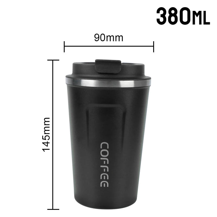 Leak_Proof Travel Thermo Cup Car Thermos Mug 380/510ML Thermo Cafe Coffee Mug for Tea Water Coffee Double Stainless Steel