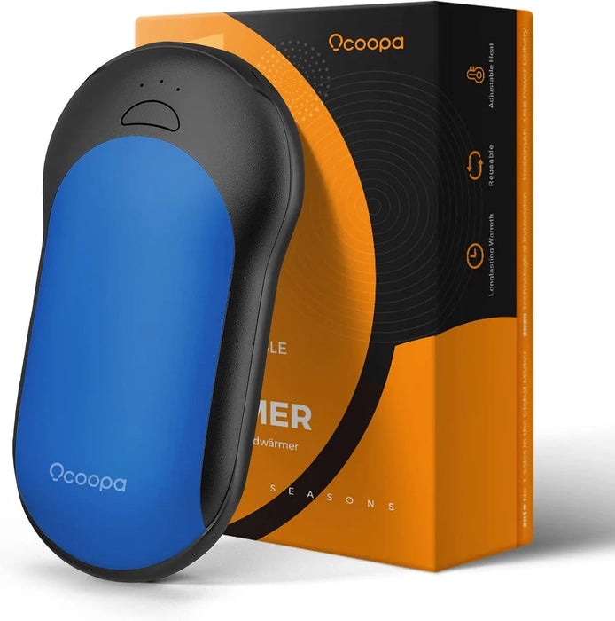 OCOOPA-Rechargeable Hand Warmers for Men and Women, Electric Pocket Heater, Portable, Warm, 15 Hours, 10000mAh, Winter