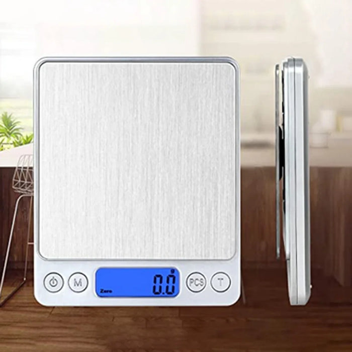 Digital Kitchen Scale Small Jewelry Scale Digital Weighing Scale Food Precision LCD Jewelry Scale Electronic Weight 500g-2kg