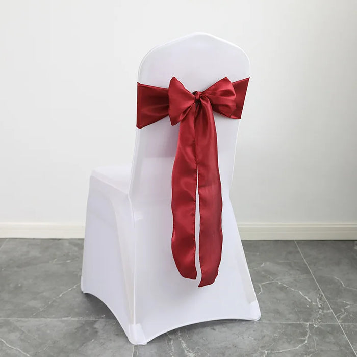 h these exquisite satin chair sashes in elegant sage green. Ideal for weddings, banquets, and parties, this pack of 10 luxurious