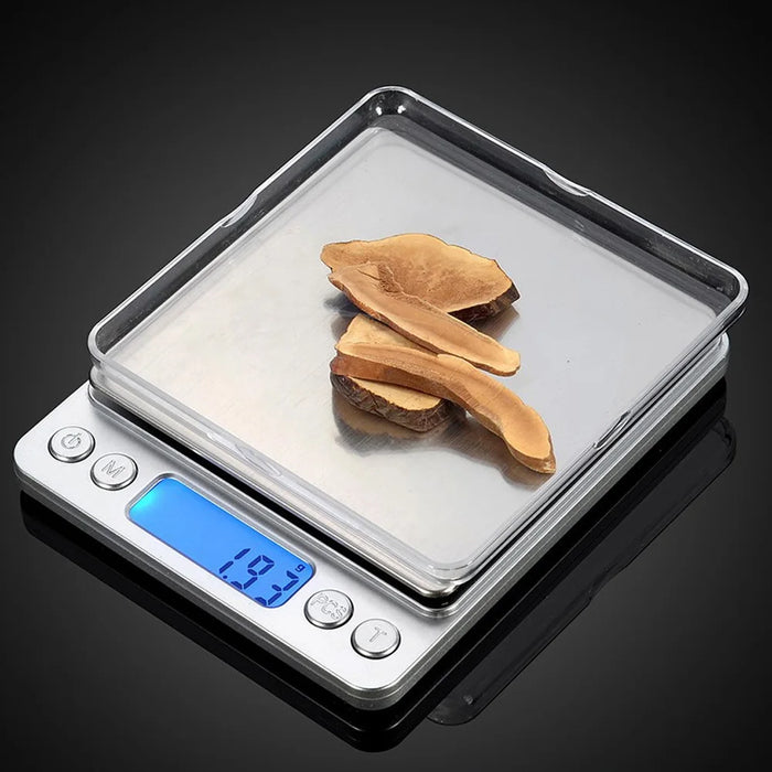 Digital Kitchen Scale Small Jewelry Scale Digital Weighing Scale Food Precision LCD Jewelry Scale Electronic Weight 500g-2kg