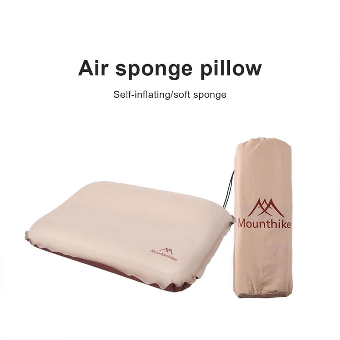 Camping Air Pillow High Rebound Compressible Travel Pillow Neck Protect Portable Self Inflating Pillow for Camping Travel Hiking