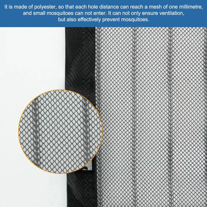 Magnetic Screen Door Curtain Anti-Mosquito Net Fly Insect Screen Mesh Automatic Closing Door Screen