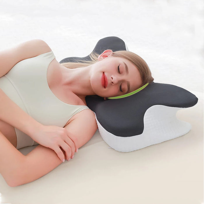 Ergonomic Slow Rebound Memory Foam Pillow Comfortable Butterfly Memory Neck Pillow Neck Protection Memory Foam Bedding Pillow