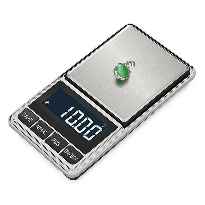 JJYY Mini Portable Electronic Jewelry Scale Gram Scale 0.01 Accuracy Gold Precision Mini Pocket Scale Kitchen Weights