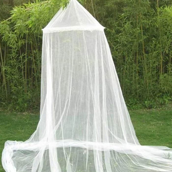 Bed Canopy Polyester Hanging Mosquito Net Princess Foldable Dome Bed Bed Canopy Elegant Fairy Lace Dossels Bedcover For Baby