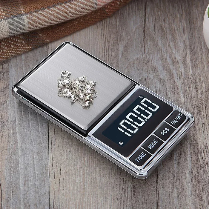 JJYY Mini Portable Electronic Jewelry Scale Gram Scale 0.01 Accuracy Gold Precision Mini Pocket Scale Kitchen Weights