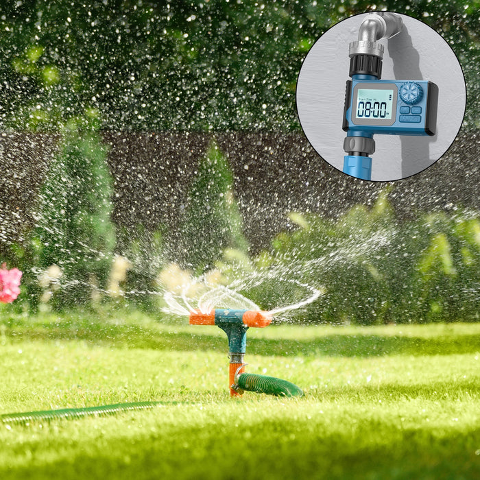 Automatic Sprinkler Timer Intelligent Irrigation Programmer Equipment Waterproof Digital Irrigation Timer for Lawns Yard